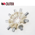 OLITER réponse rapide extendabldisposable immersion r type platine rhodium thermocouple avec de haute qualité avec 604 pointe